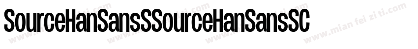 SourceHanSansSSourceHanSansSC Mediu字体转换